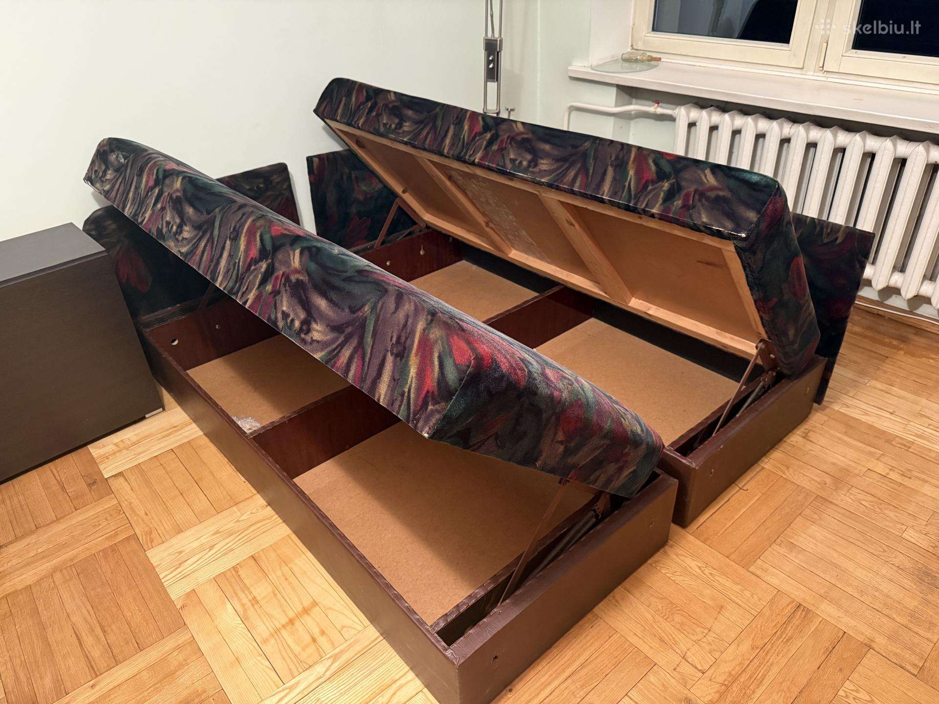 2 kušetės