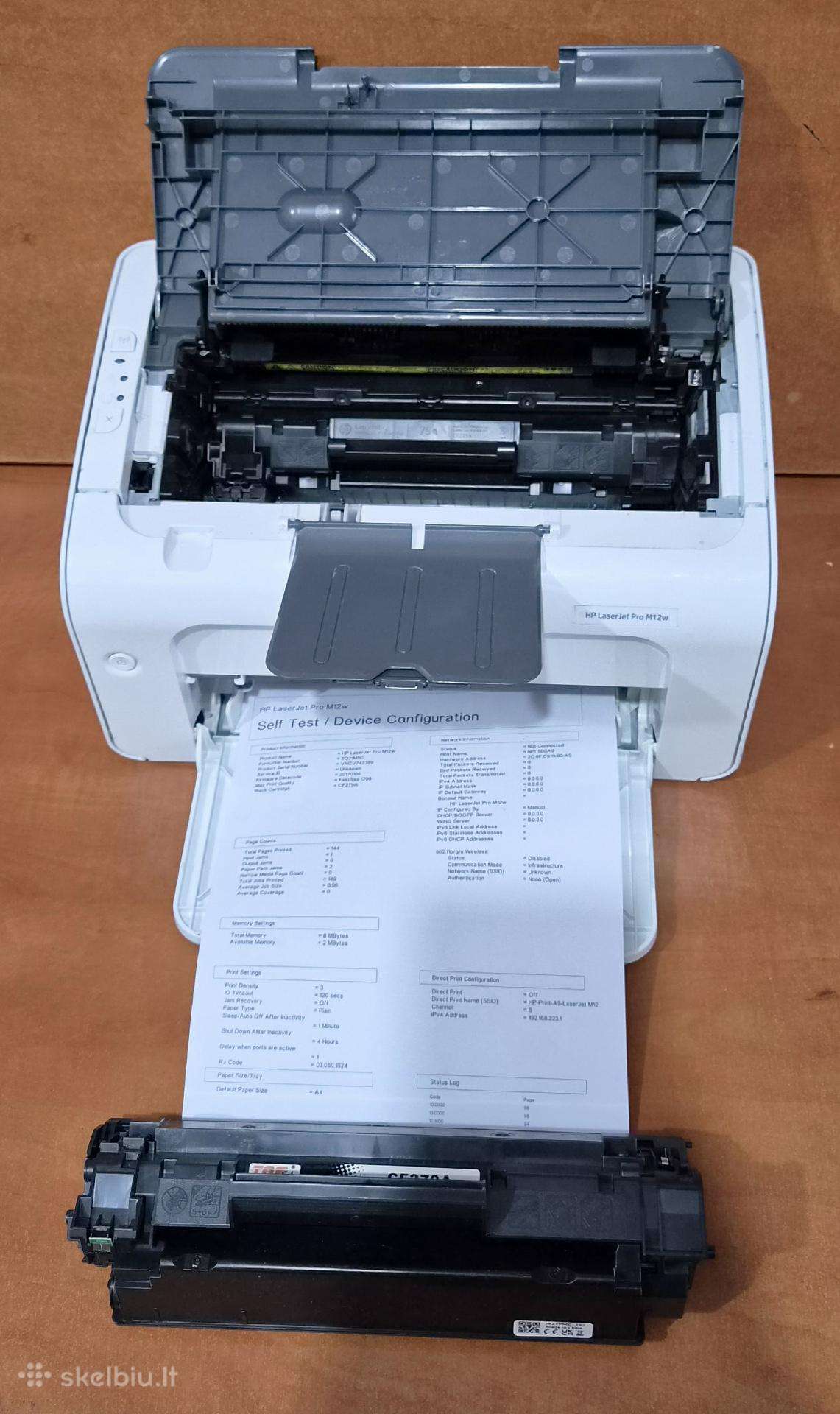 Spausdintuvas su Wi-fi Hp Pro M12w
