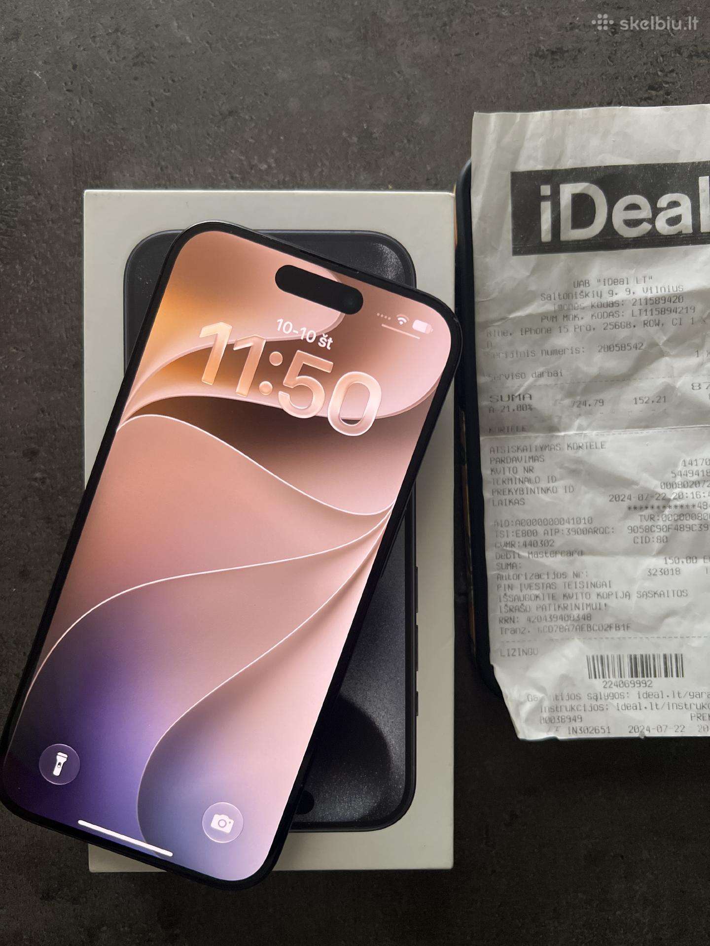 iPhone 15 pro 256gb
