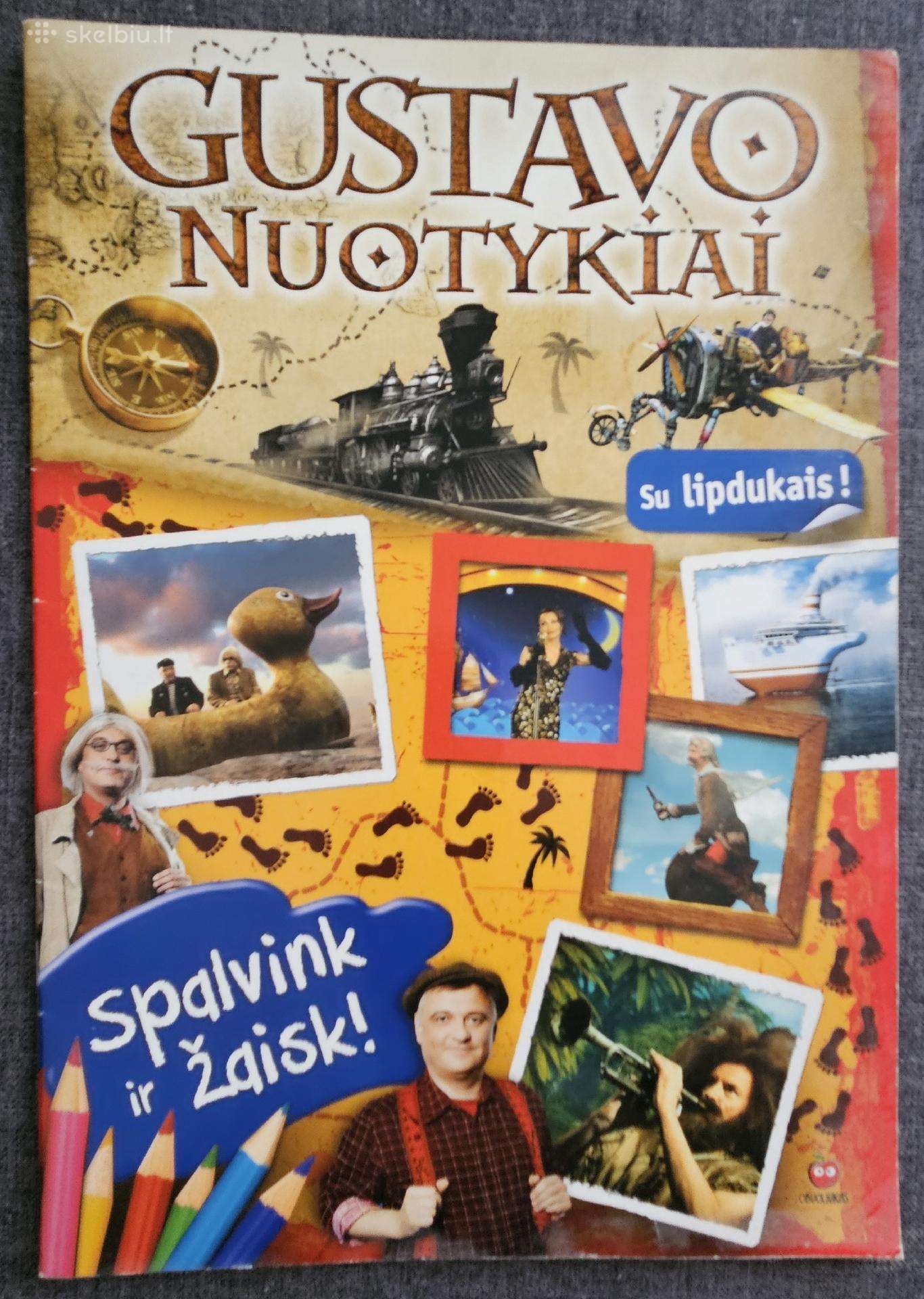 Knygos vaikams spalvinimo su lipdukais