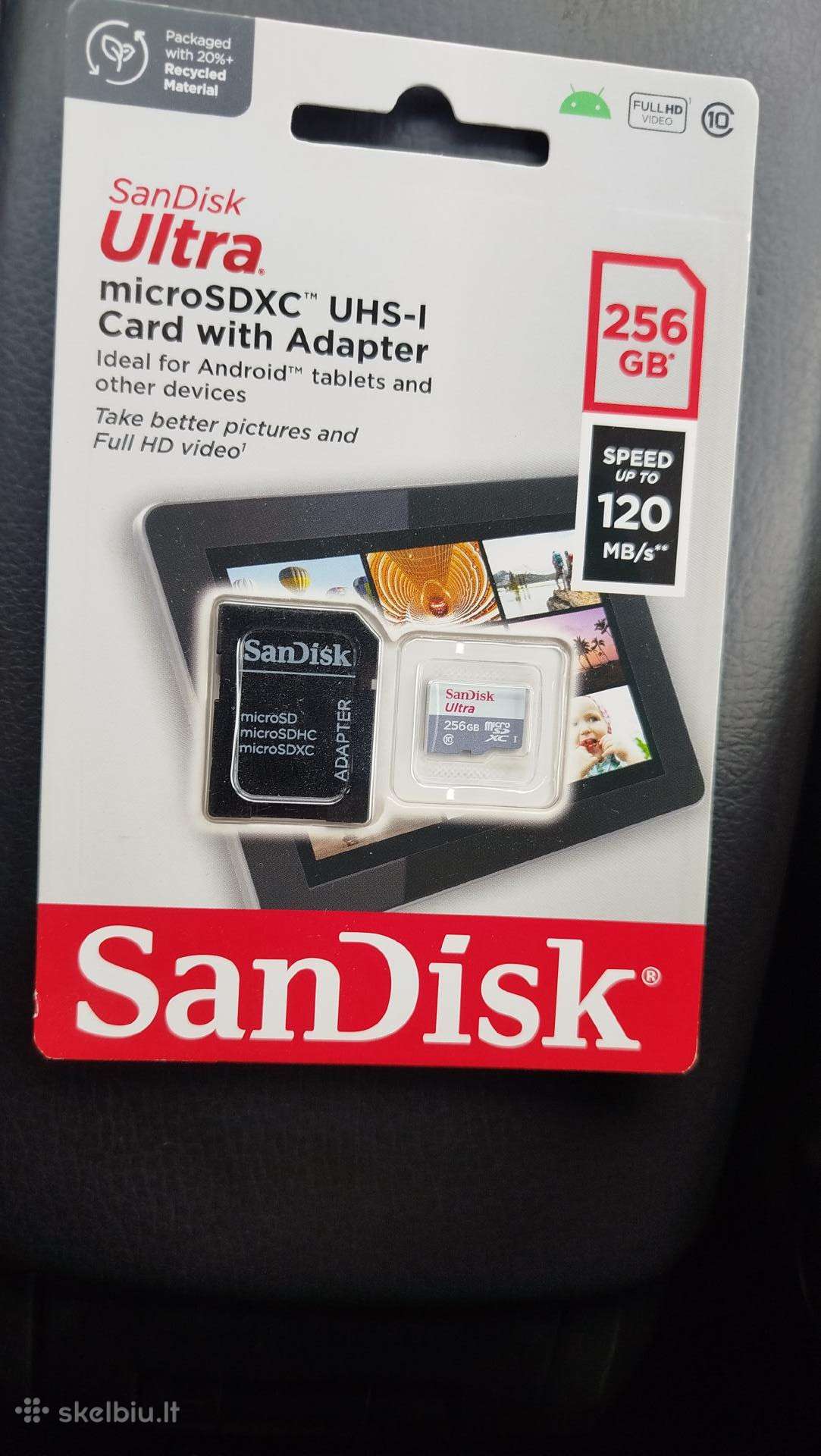 Atminties kortelė Sandisk Ultra Micro Sdxc 256 GB