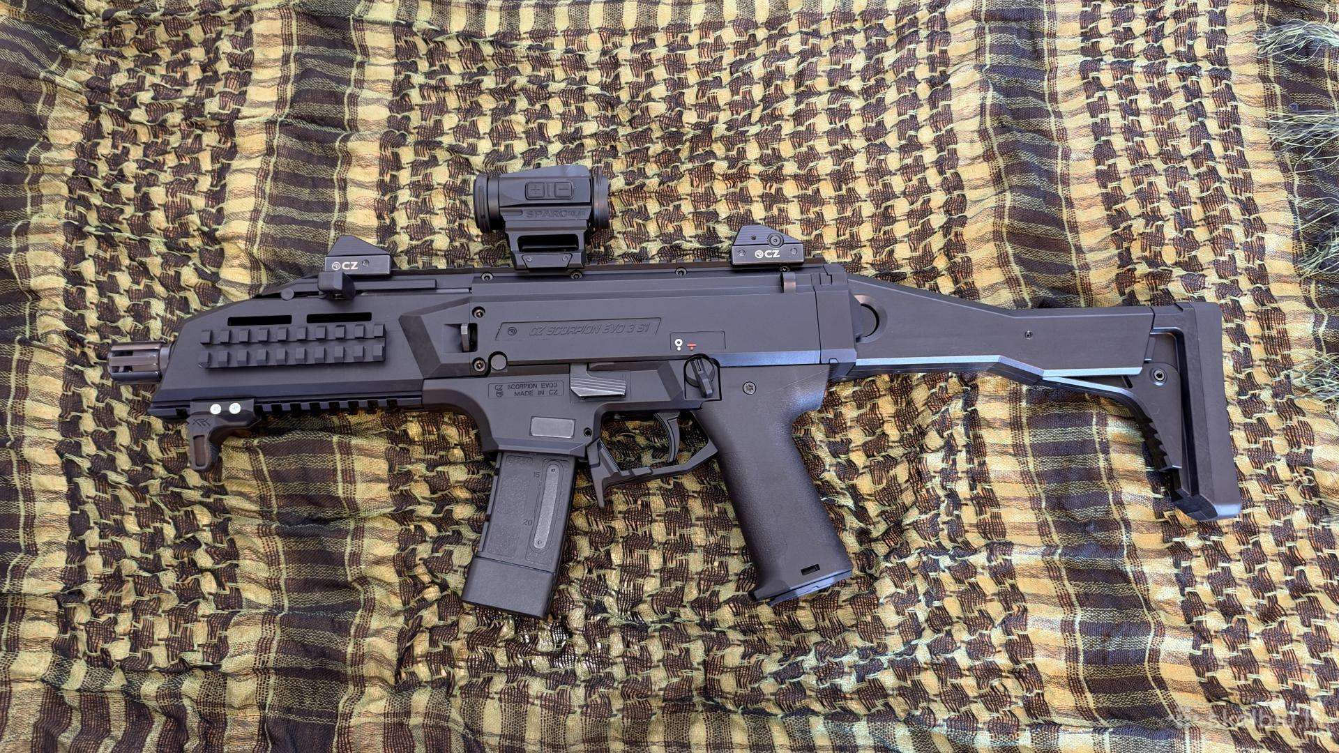 Cz Scorpion EVO 3 S1 Fixed Stock, 9x19