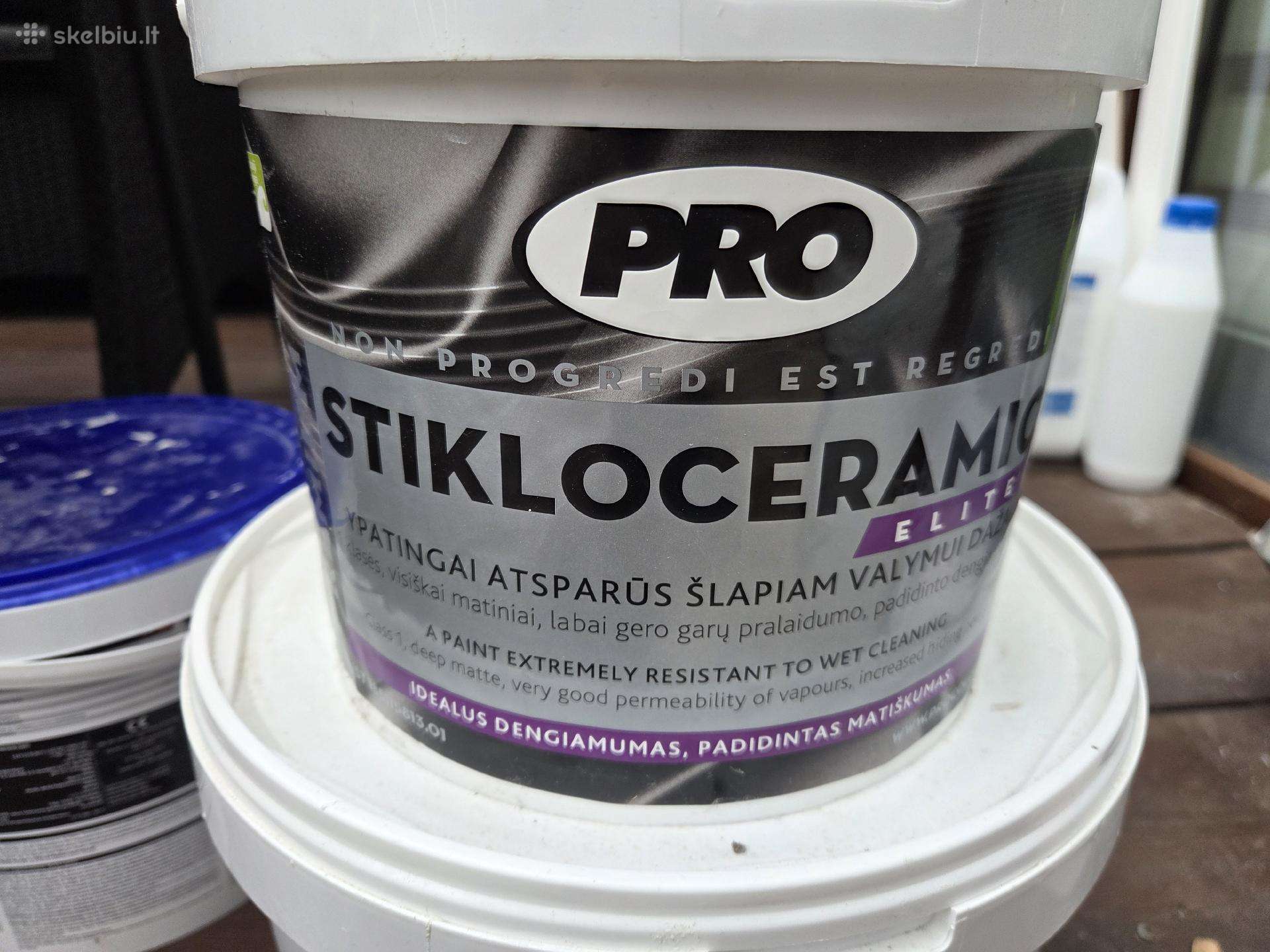 Parduodami dažai Pro Stikloceramic