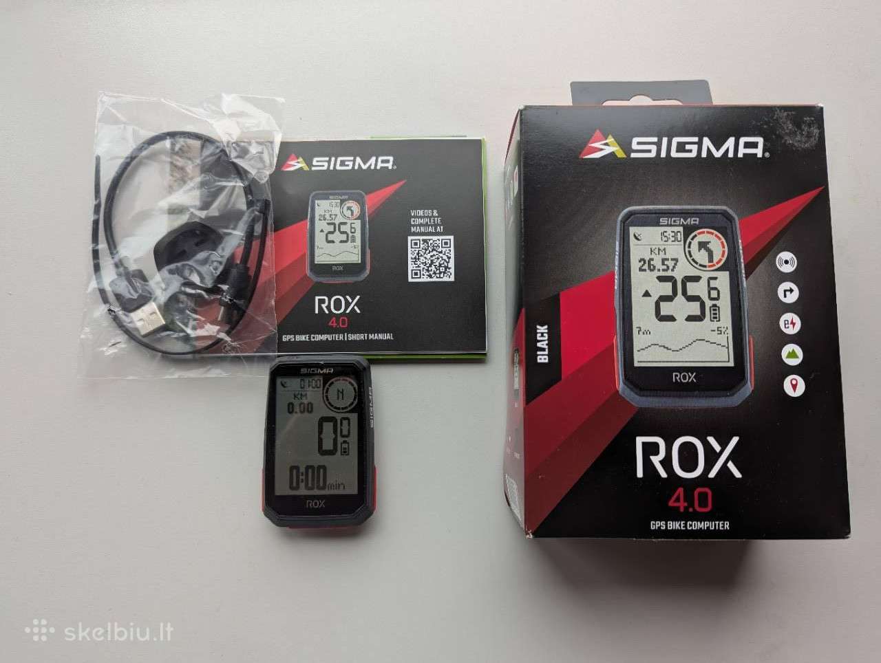 Sigma Rox 4.0 GPS dviračio kompiuteris