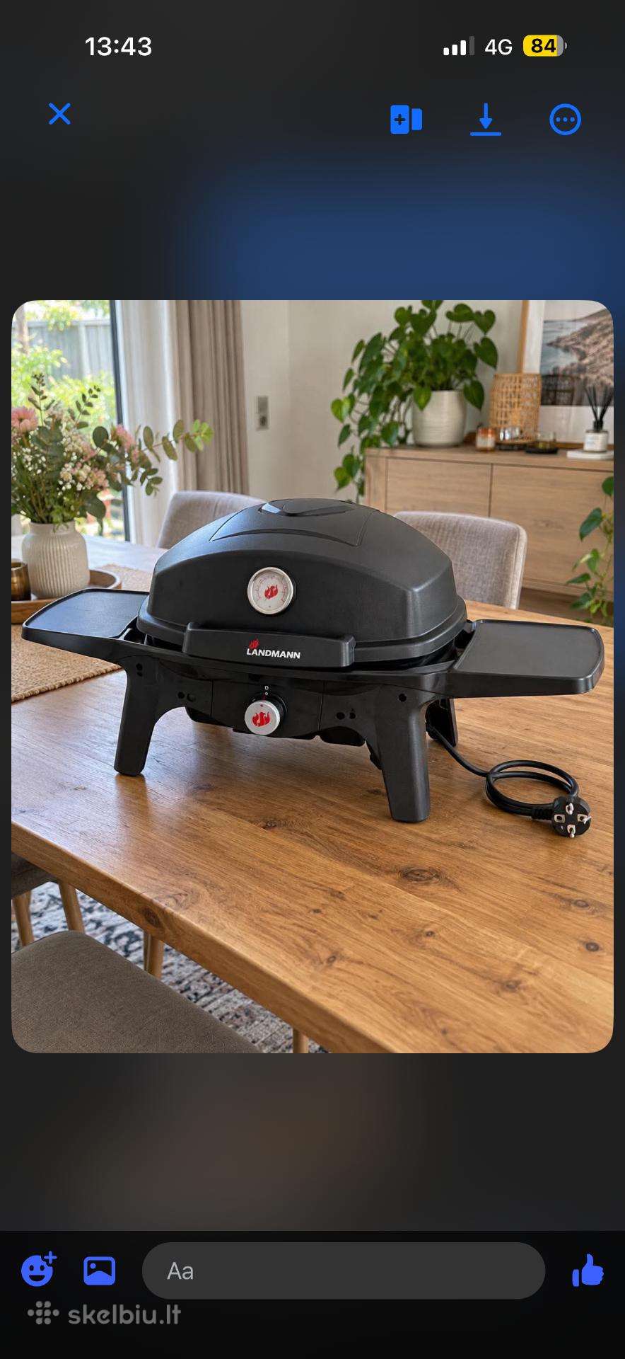 Landmann elektrinis grilis 2000 W grilis
