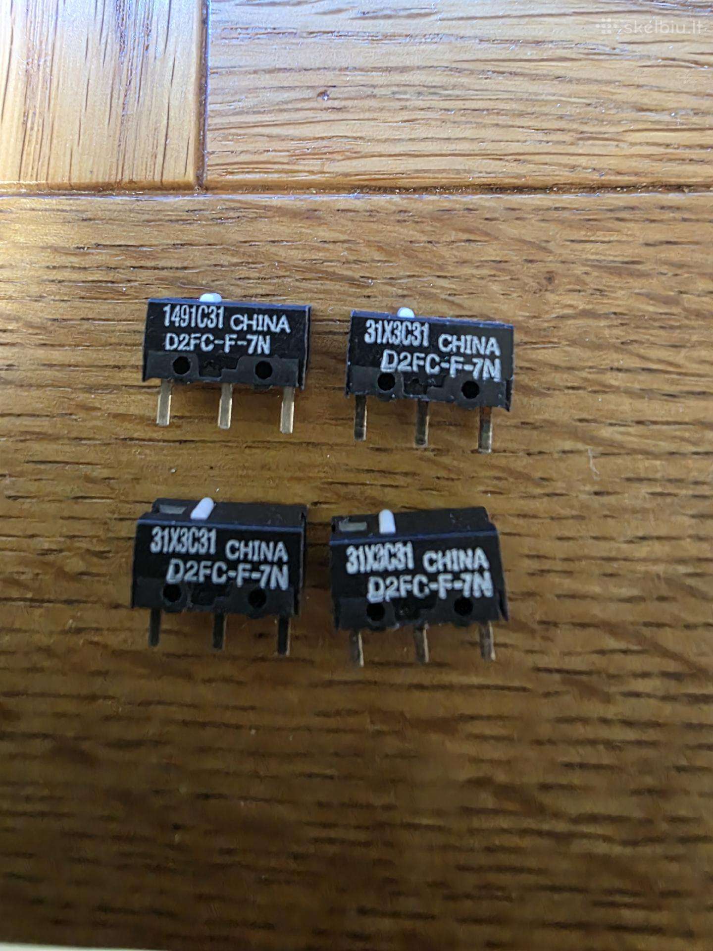 Omron D2fc-f-7n mikrojungikliai pelei (4 vnt.