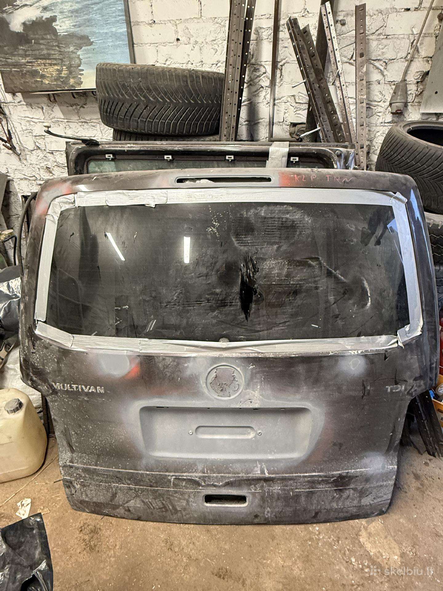 VW t5 bagažinės dangtis, sparnas
