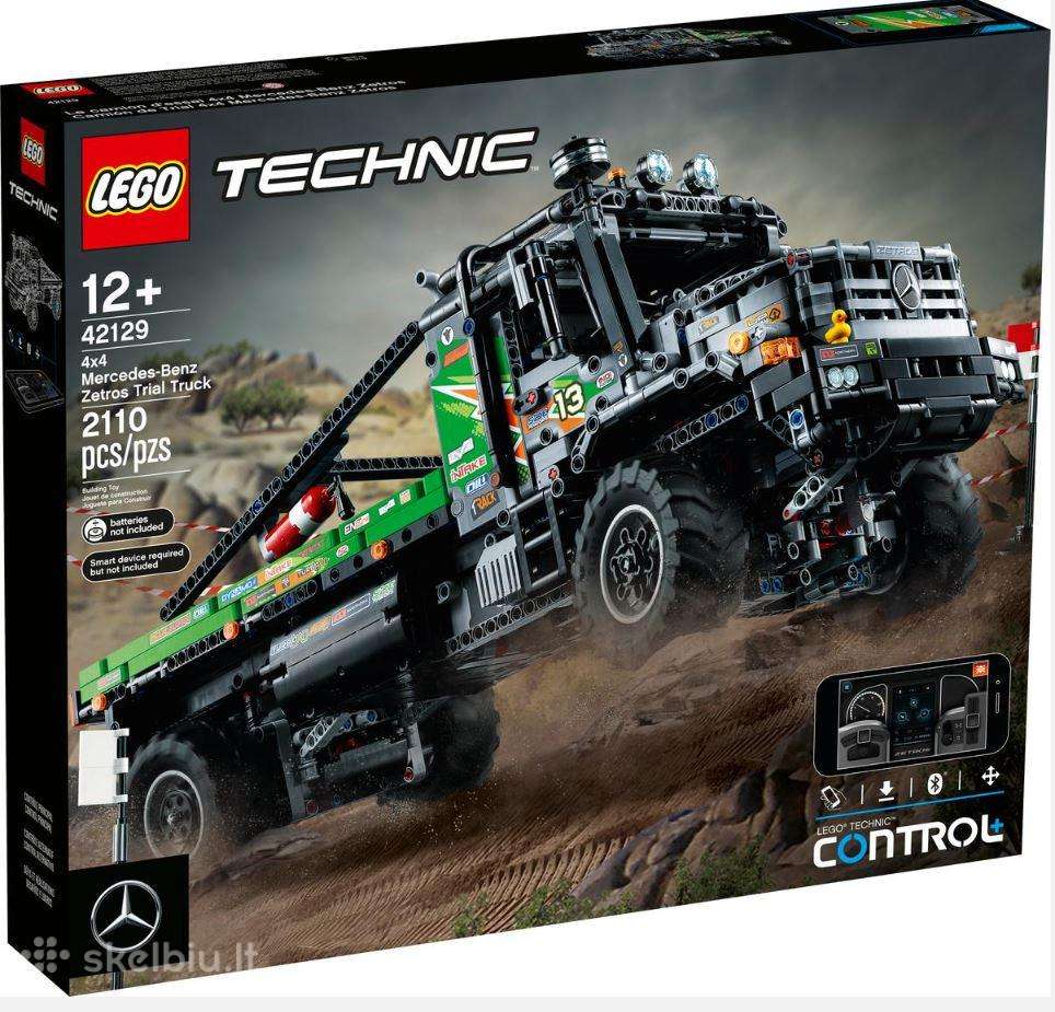 Lego Technic 42129 4x4 Mercedes-benz Zetros naujas