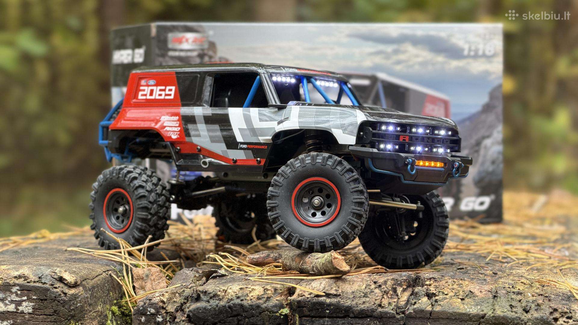 Mjx H18p – 4wd Brushless RC Crawler visureigis
