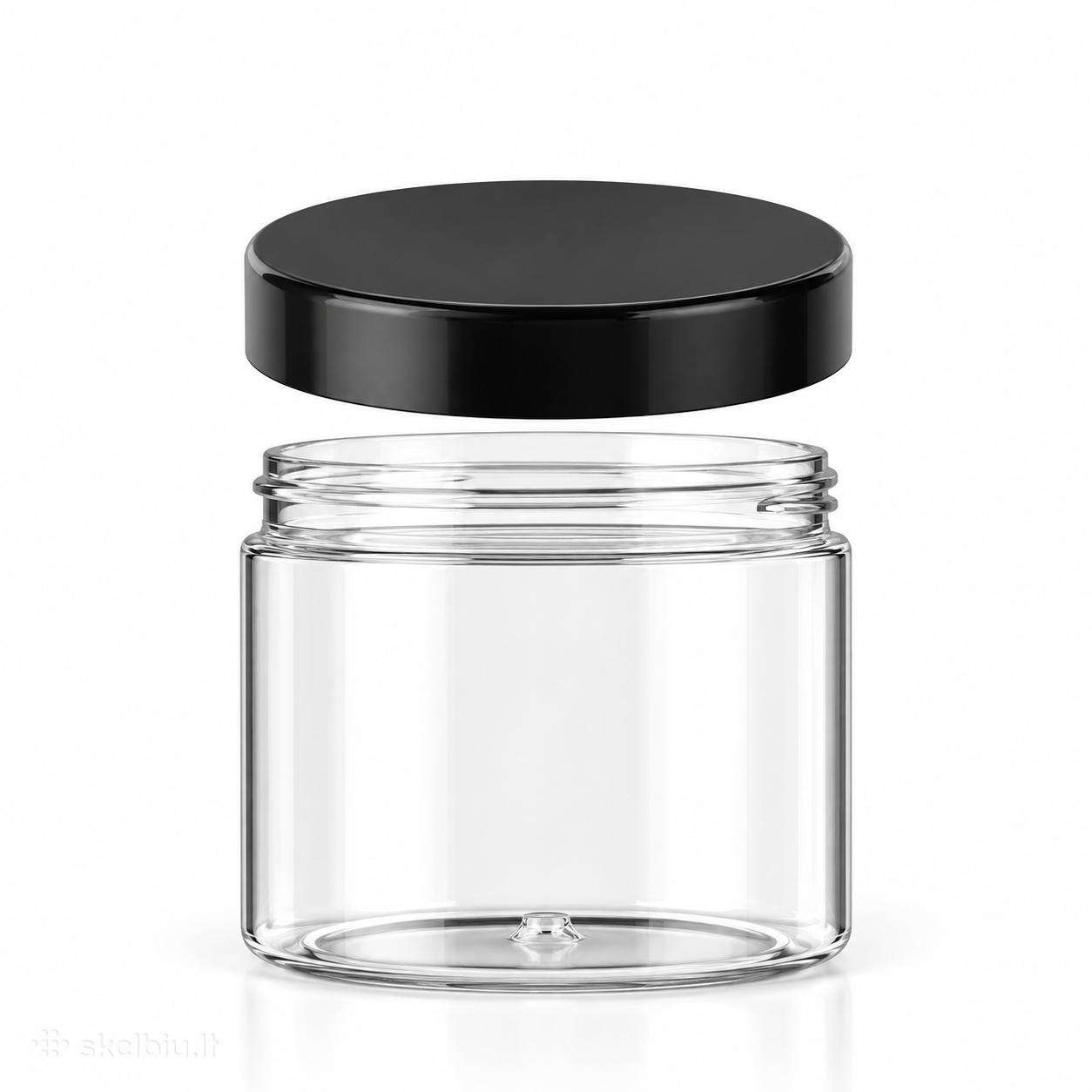 Indelis 250 ml, D7 cm, juodu dangteliu