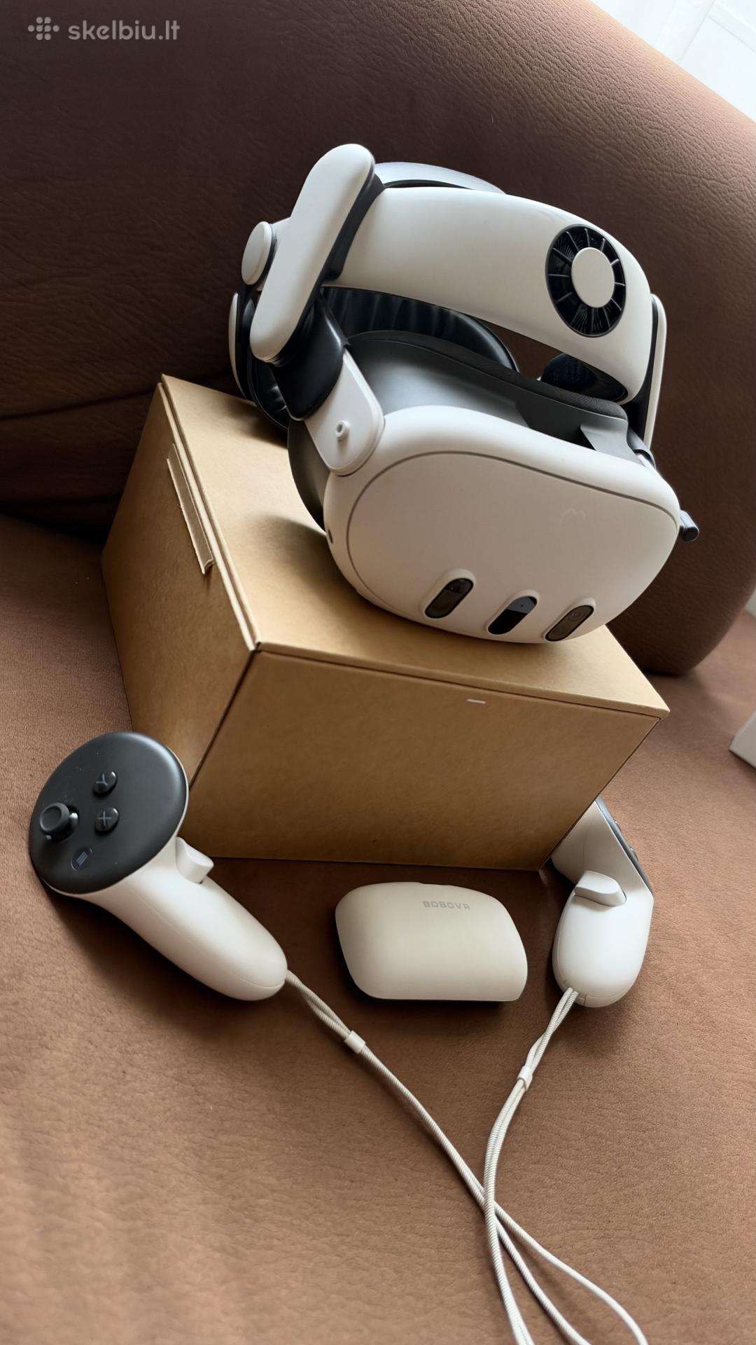 Meta Quest 3 512gb + Bobovr S3 Pro su baterija