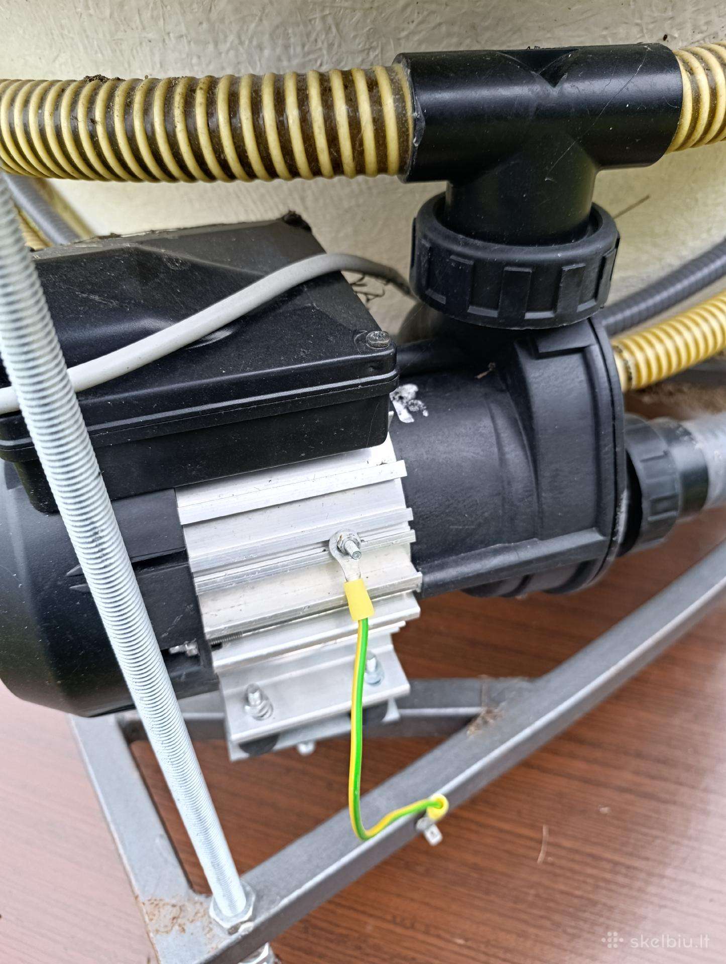 Elektro siurblis nuo džakuzes vonies.