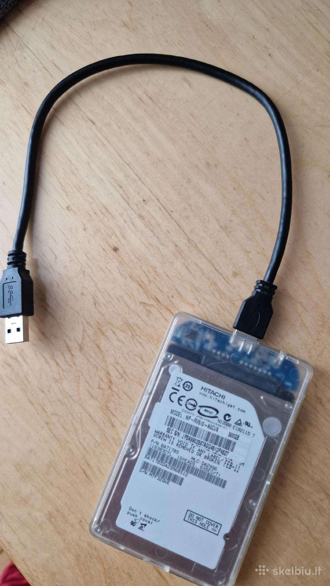 500gb 2.5 HDD su Usb 3 dezute