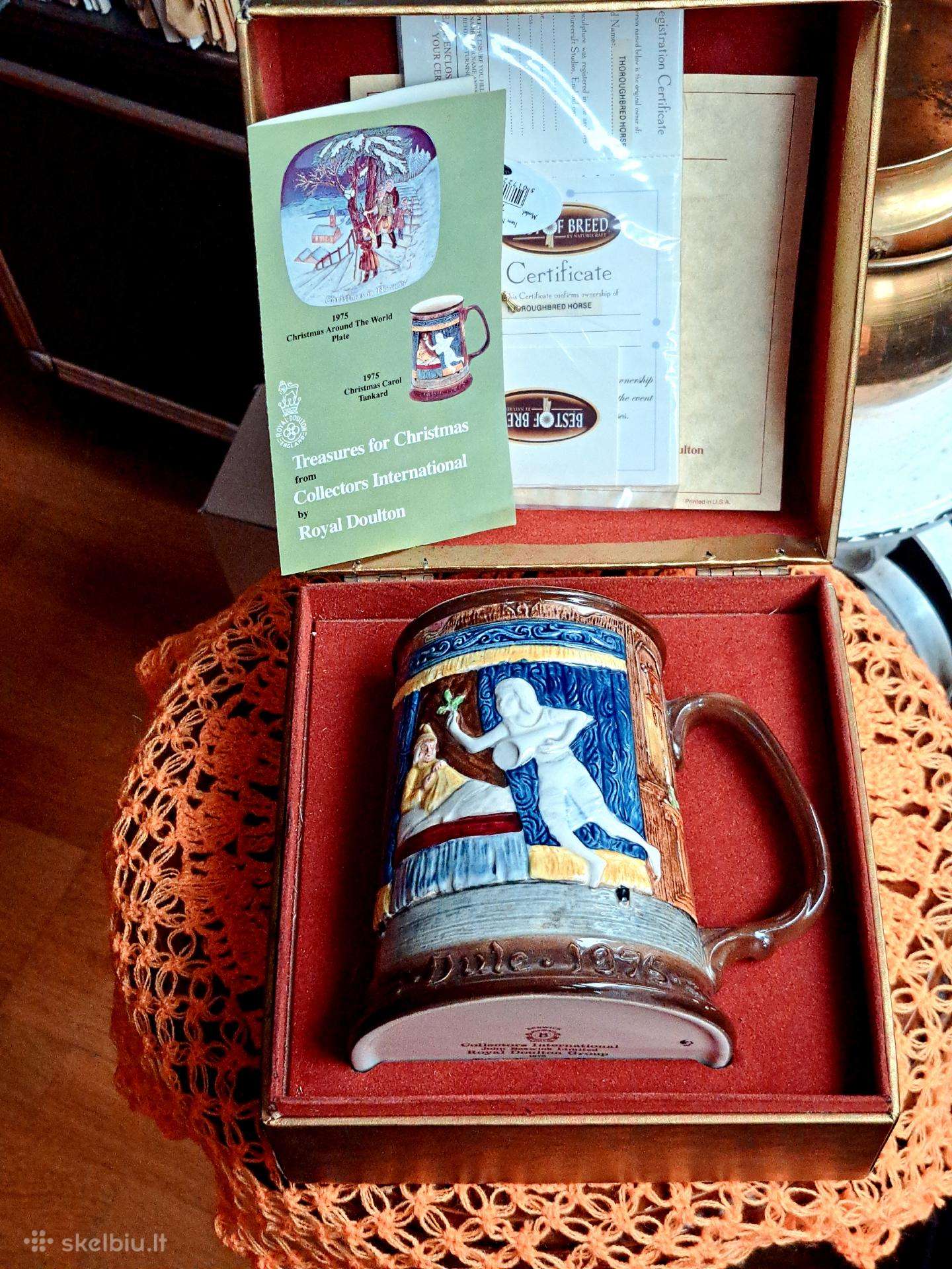 Royal Doulton vintage bokalas 1975 metų