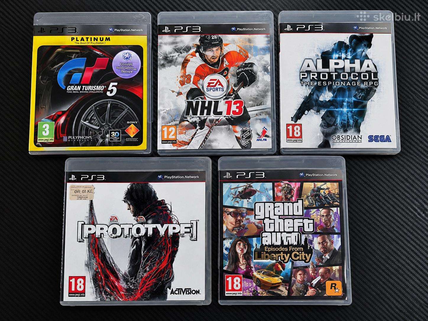 PS3 žaidimai po 10eur !Perkant visus 40euru !