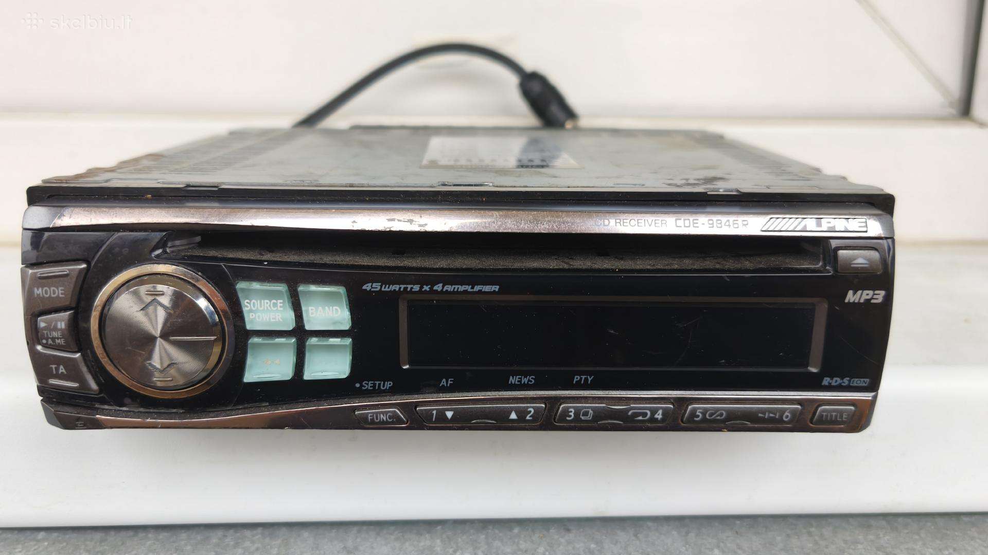 Alpine cde-9846r