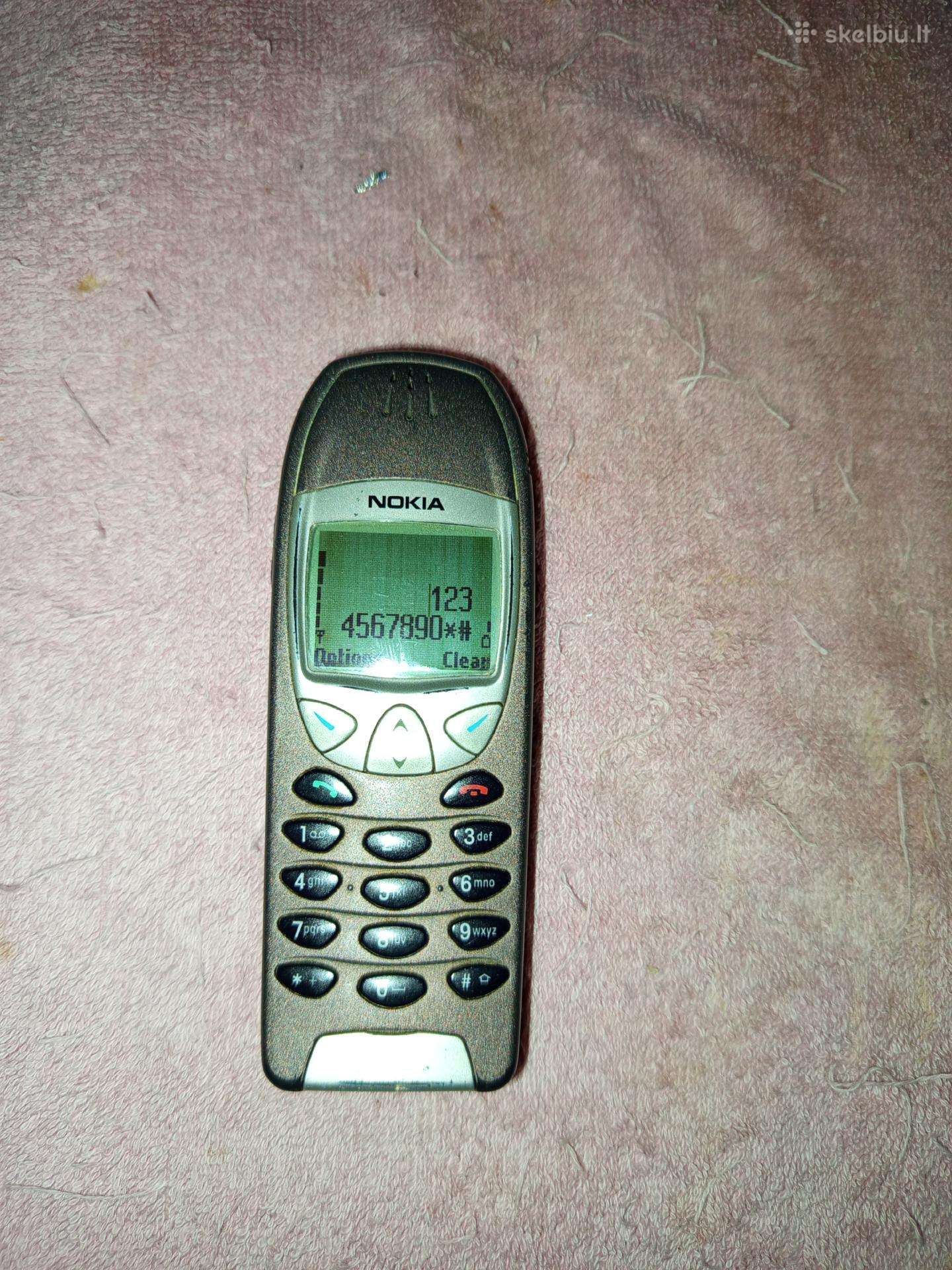 Nokia 6210 ir kiti knopkiniai ir liečiami