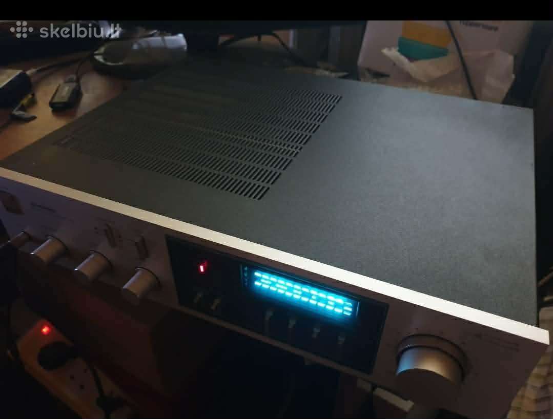 Pioneer Sa-620 su kolonėlėm ir kiti stiprintuvai