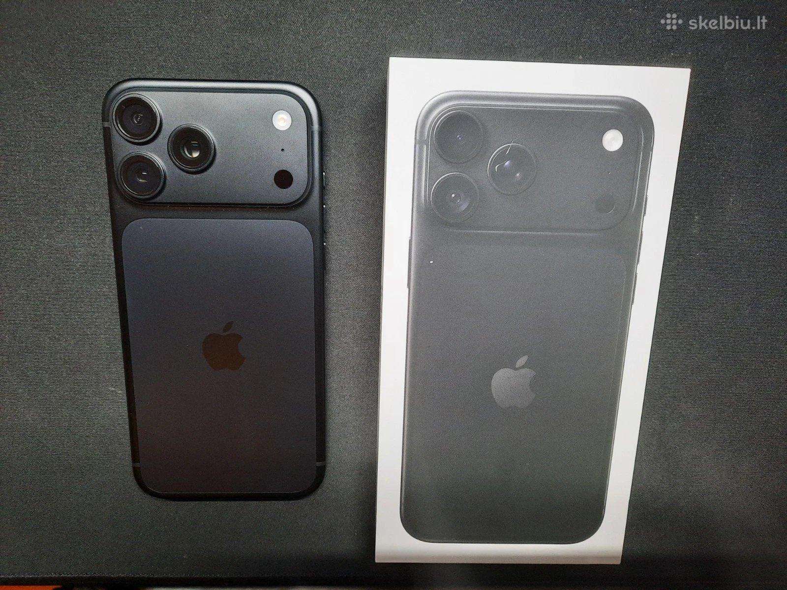 Apple iPhone 18 Pro Max 256gb, juodas, be tinklo