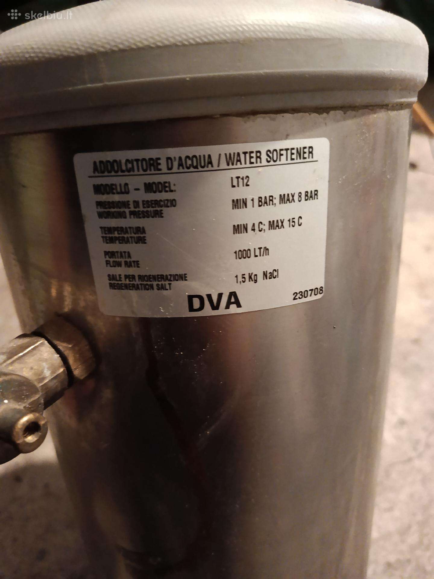 Vandens minkštinimo filtras