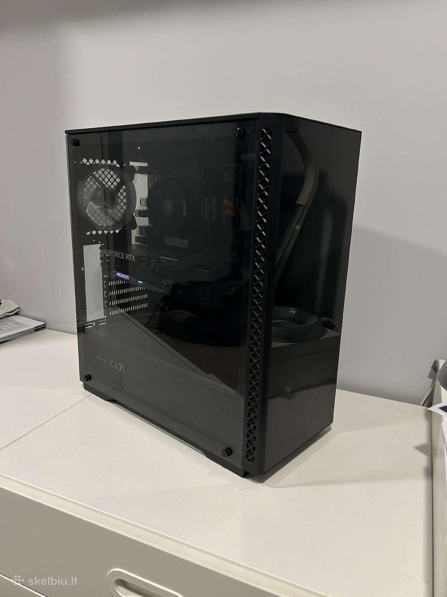 Gaming Pc su Rtx 3060, Ryzen 5 5600x ir 32gb RAM