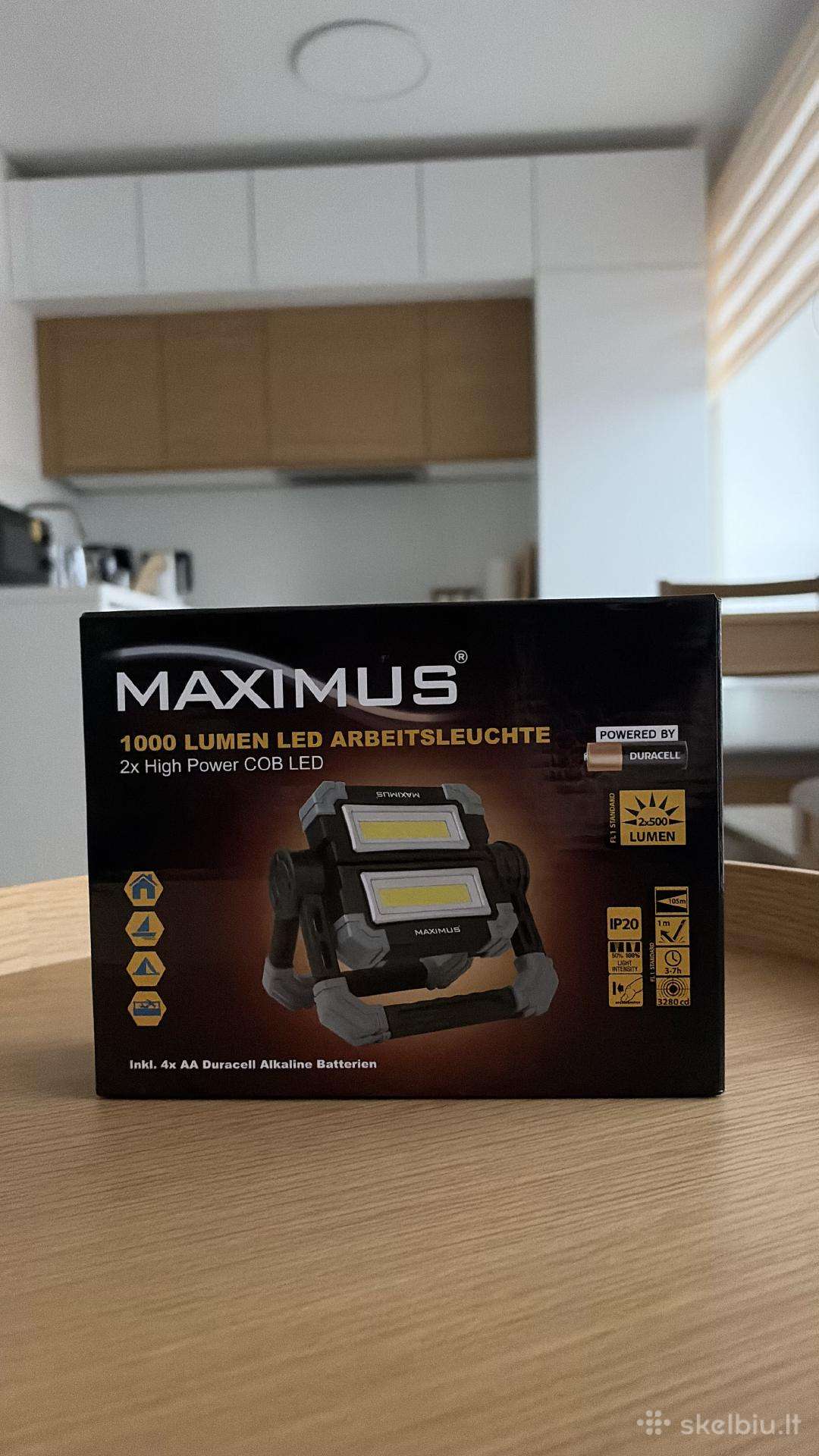 Maximus LED Darbo Lempa 1000 Lm