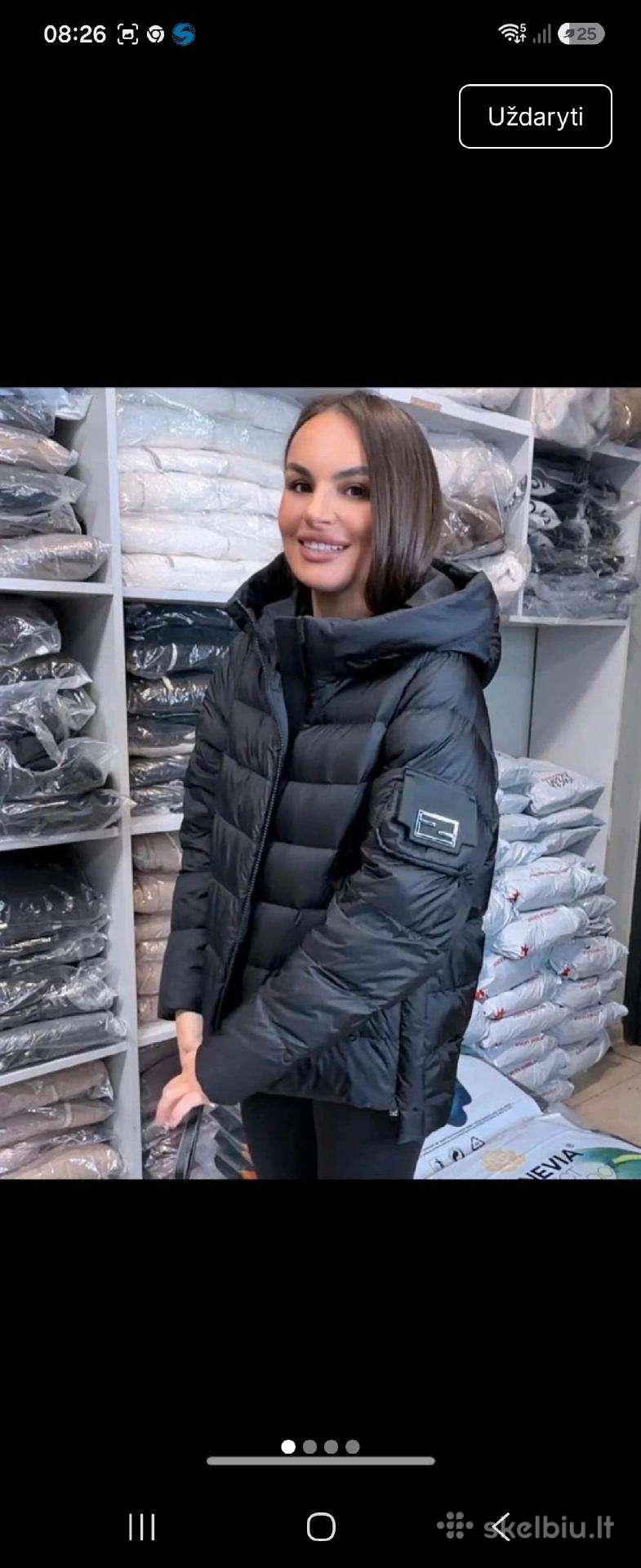 Pūkinė striukė L-XL