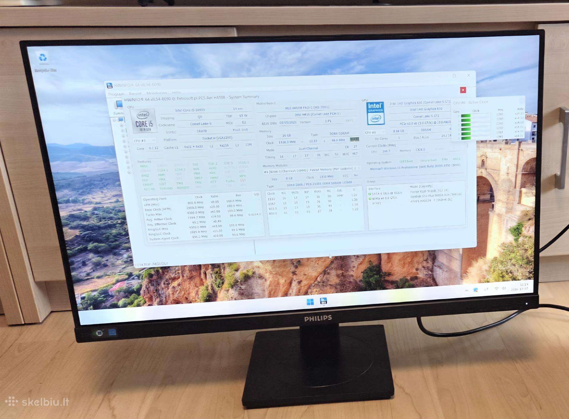 27" Philips monitorius