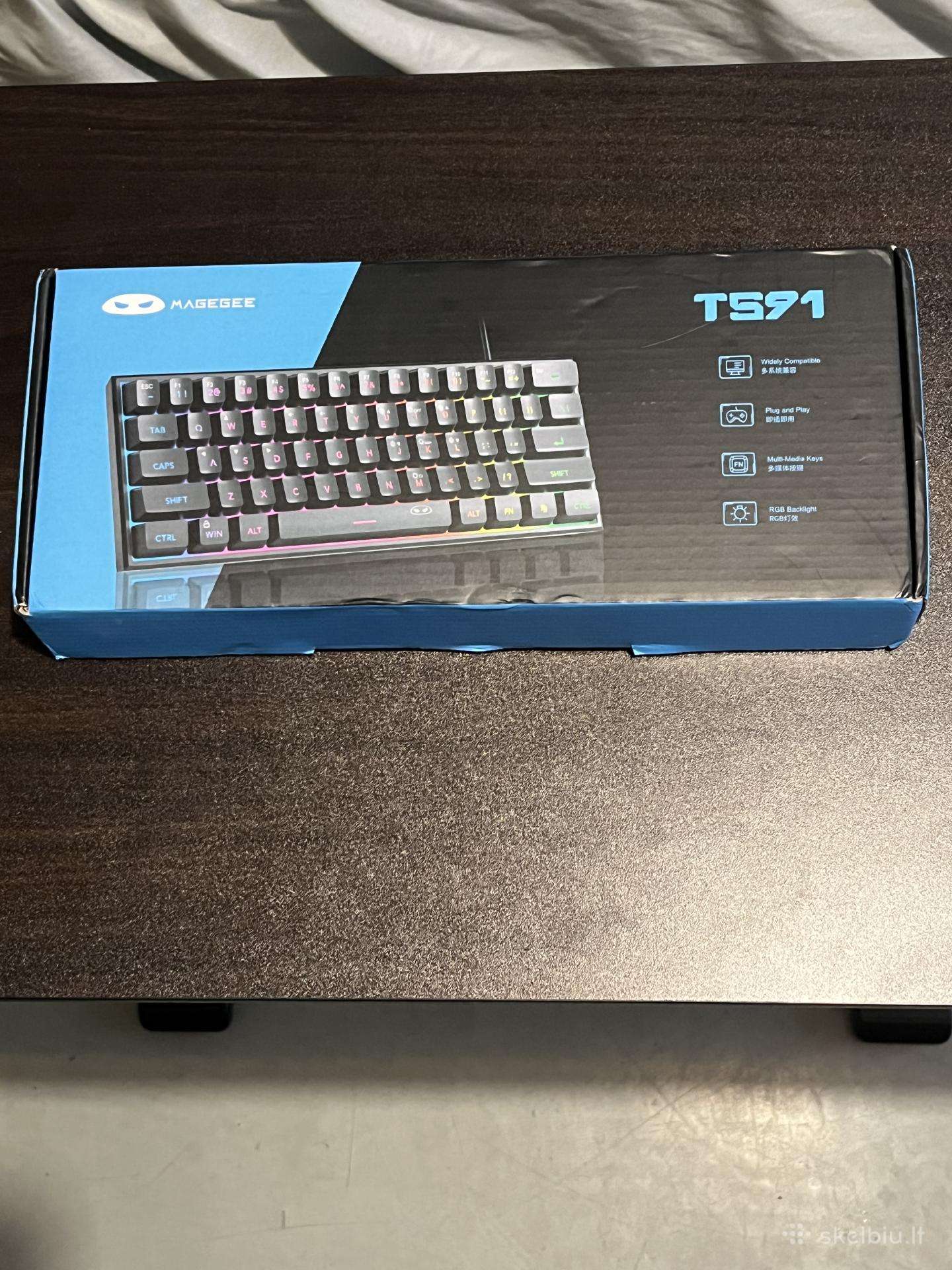 Magegee 60% Rgb Žaidimų Klaviatūra – Kompaktiška