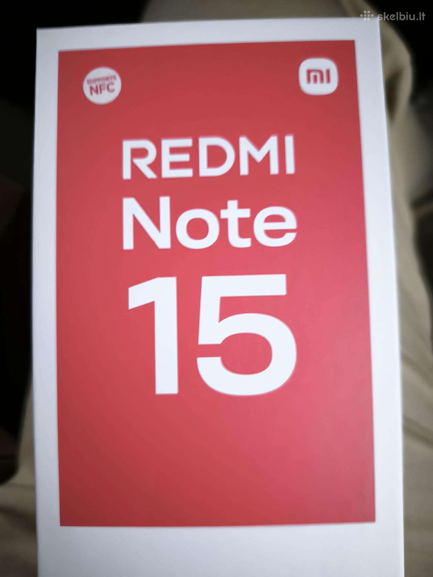 Redmi note 15 6gb RAM 128gb mėlynas
