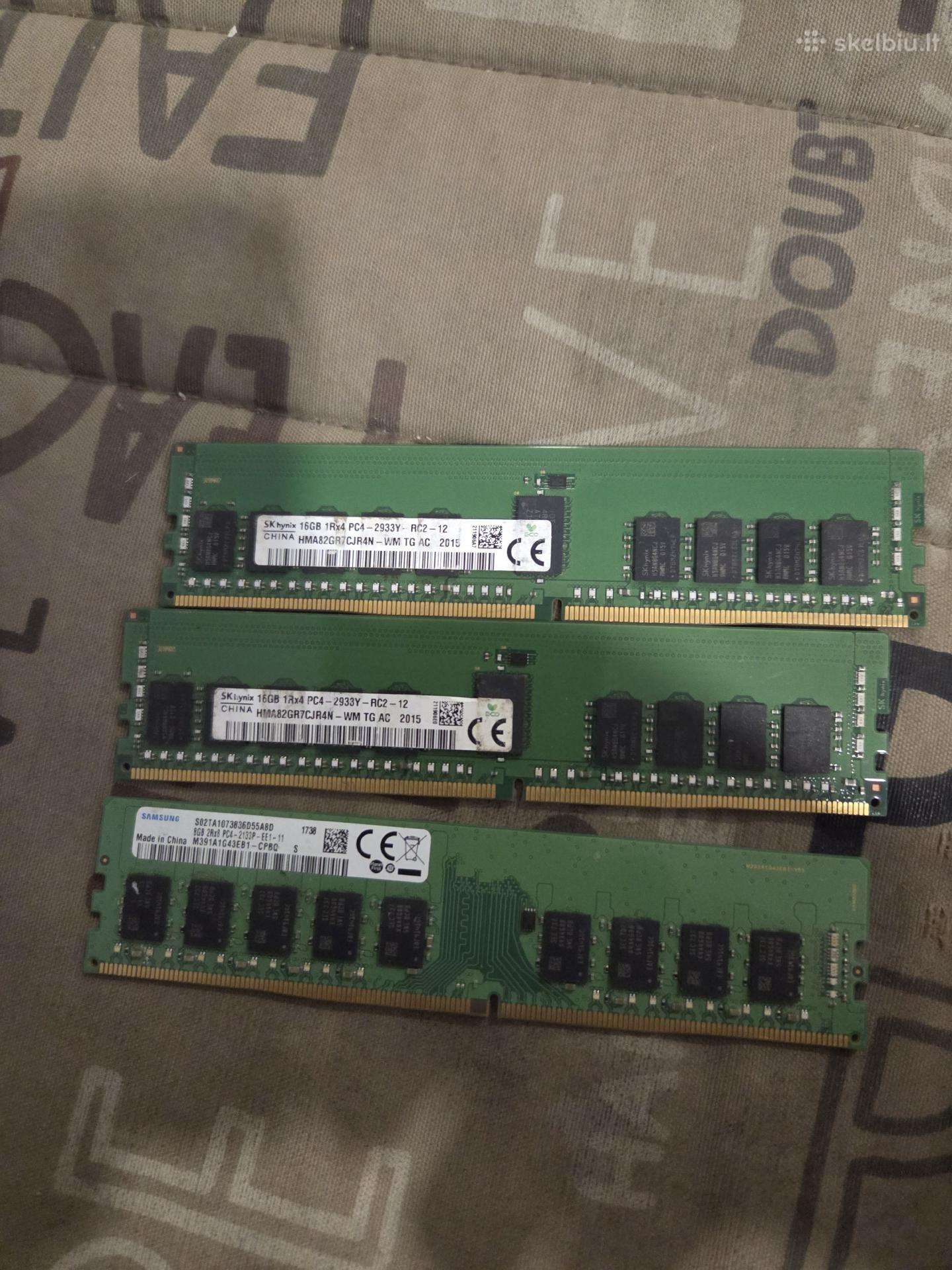 Ddr4 16gb 2933mhz RAM atmintis