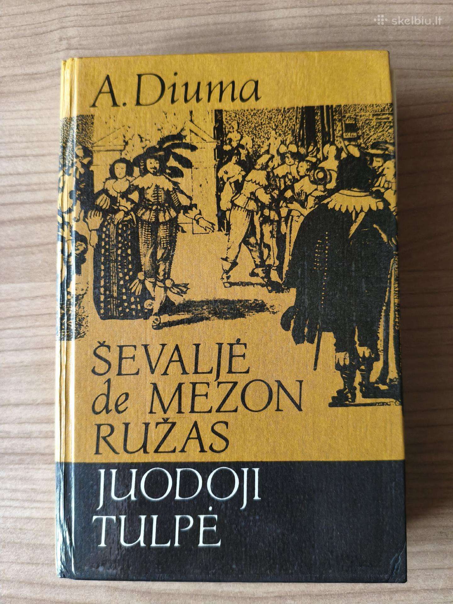 A. Diuma "Ševaljė de Mezon Ružas. Juodoji tulpė"