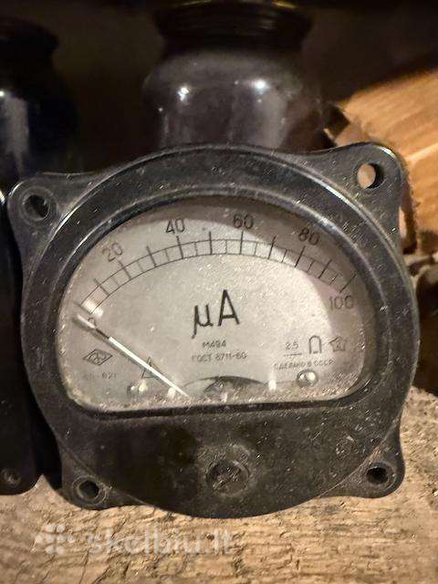 Analog. elektros matavimo prietaisai ampermetrai