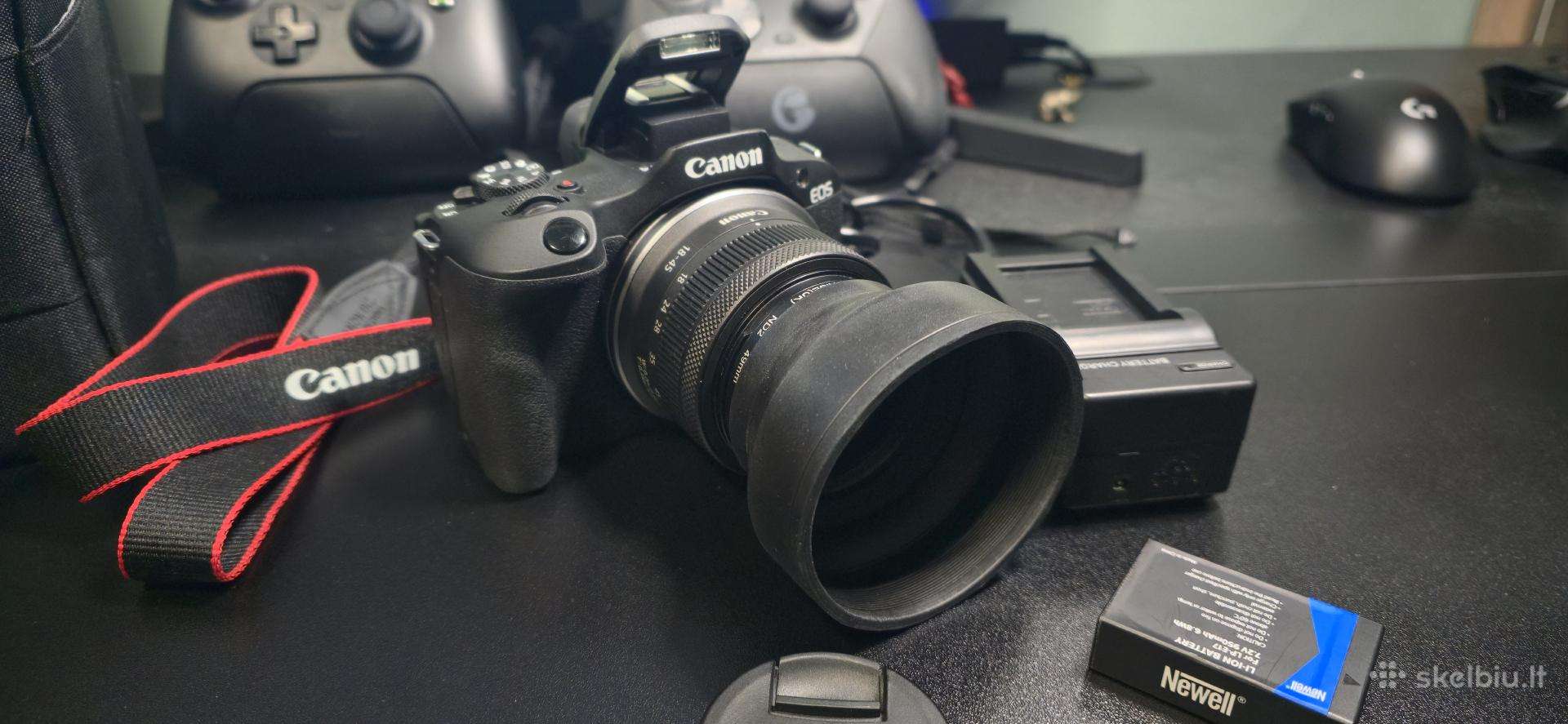 Canon R100 + Rf-s 18-45mm (Shutter count 1587)