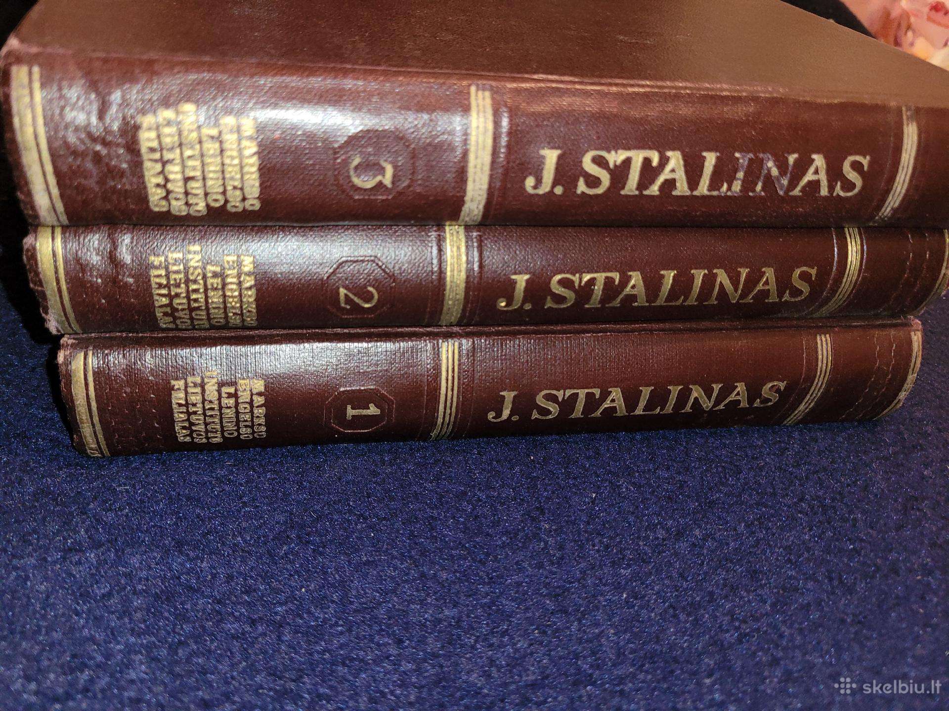 Stalino raštai, 1,2, 3 tomai