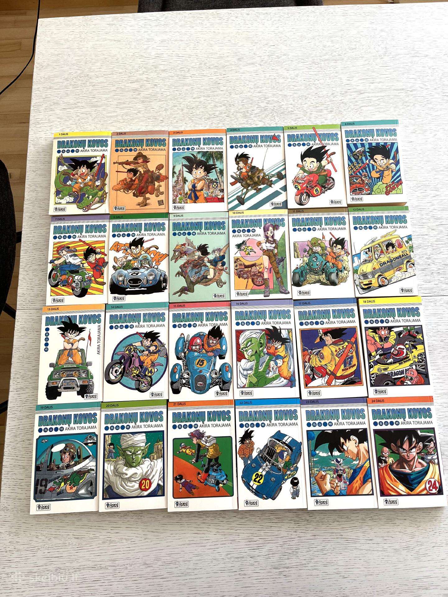 Drakonų kovos vol 1-24 manga