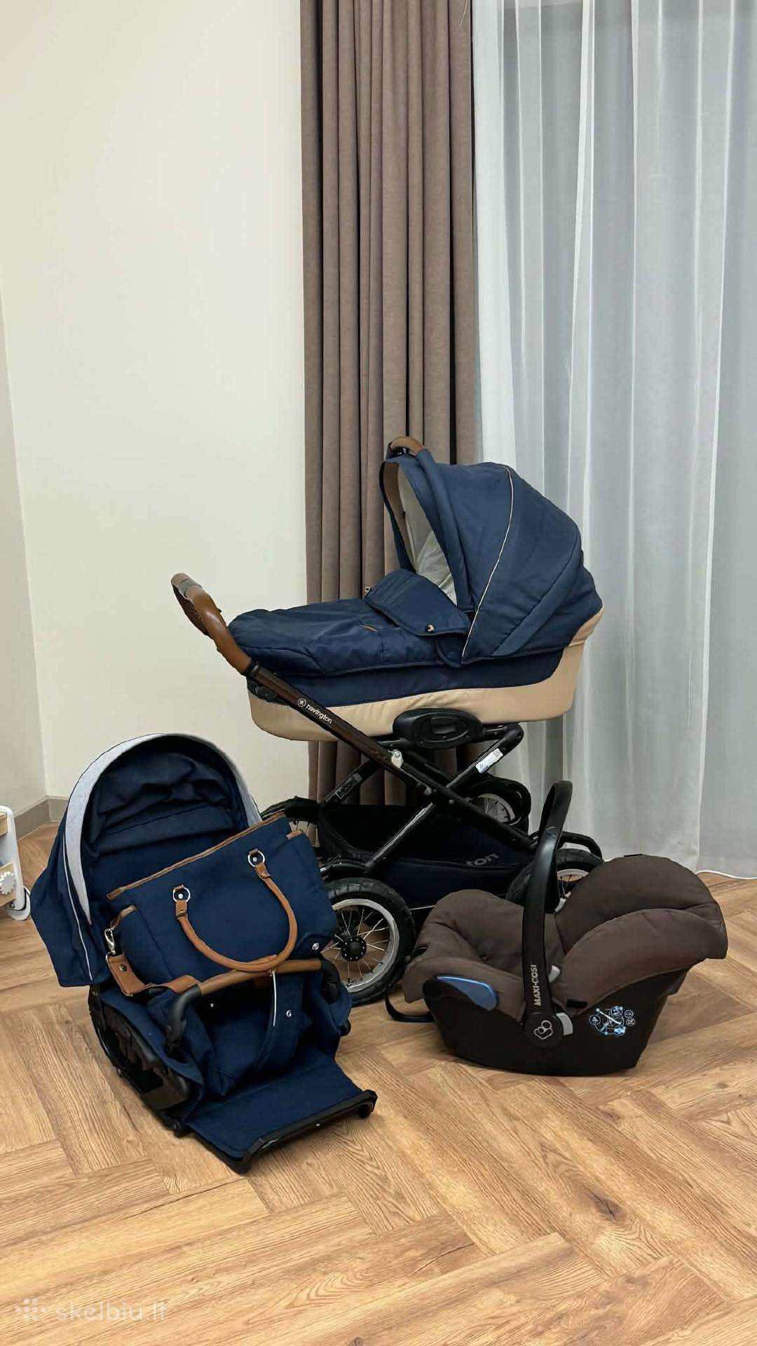 Kokybiškas vežimėlis ir Maxi-cosi kėdutė