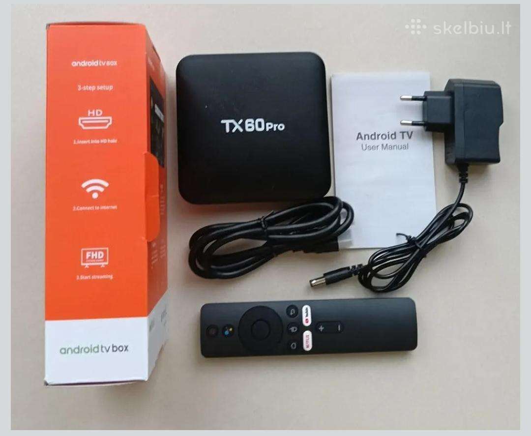 Išmanusis TV android priedėlis tx60 pro