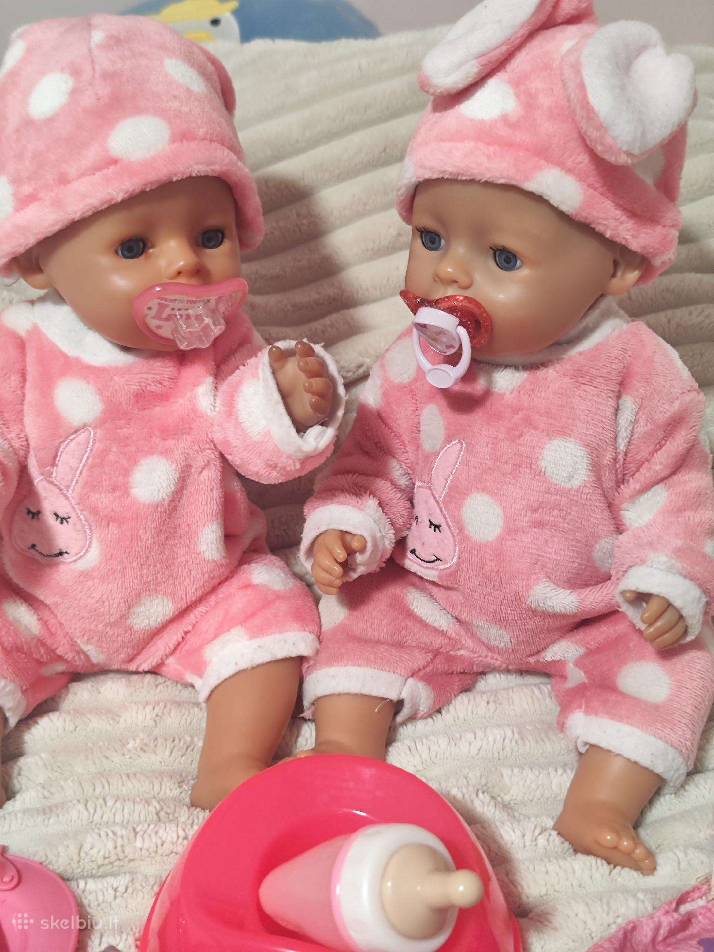 Baby born lėlės su priedais ir rūbeliais