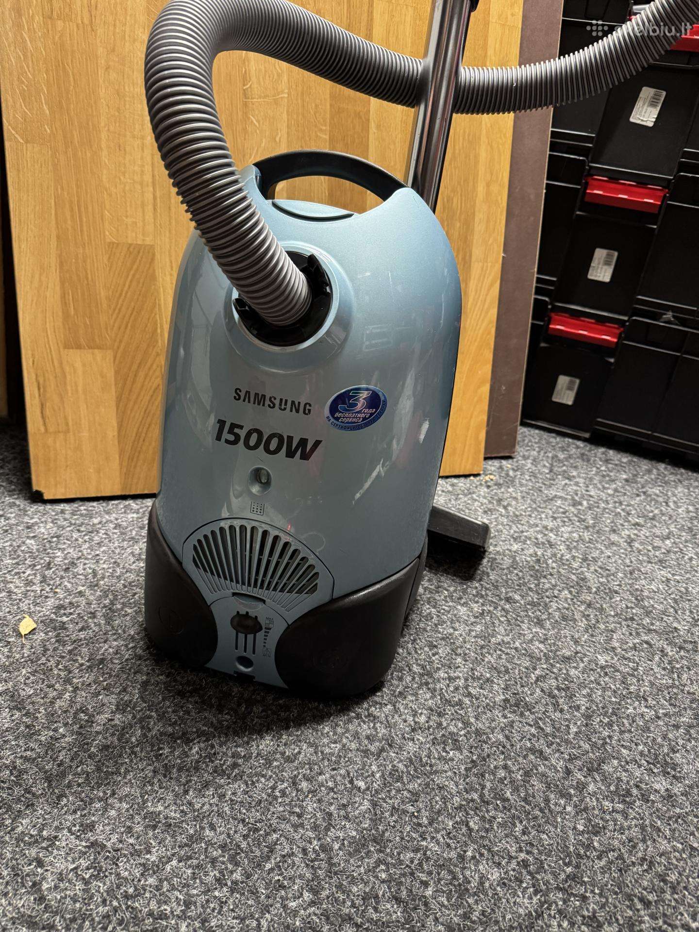 1500 watts Samsung dulkiu siurblys