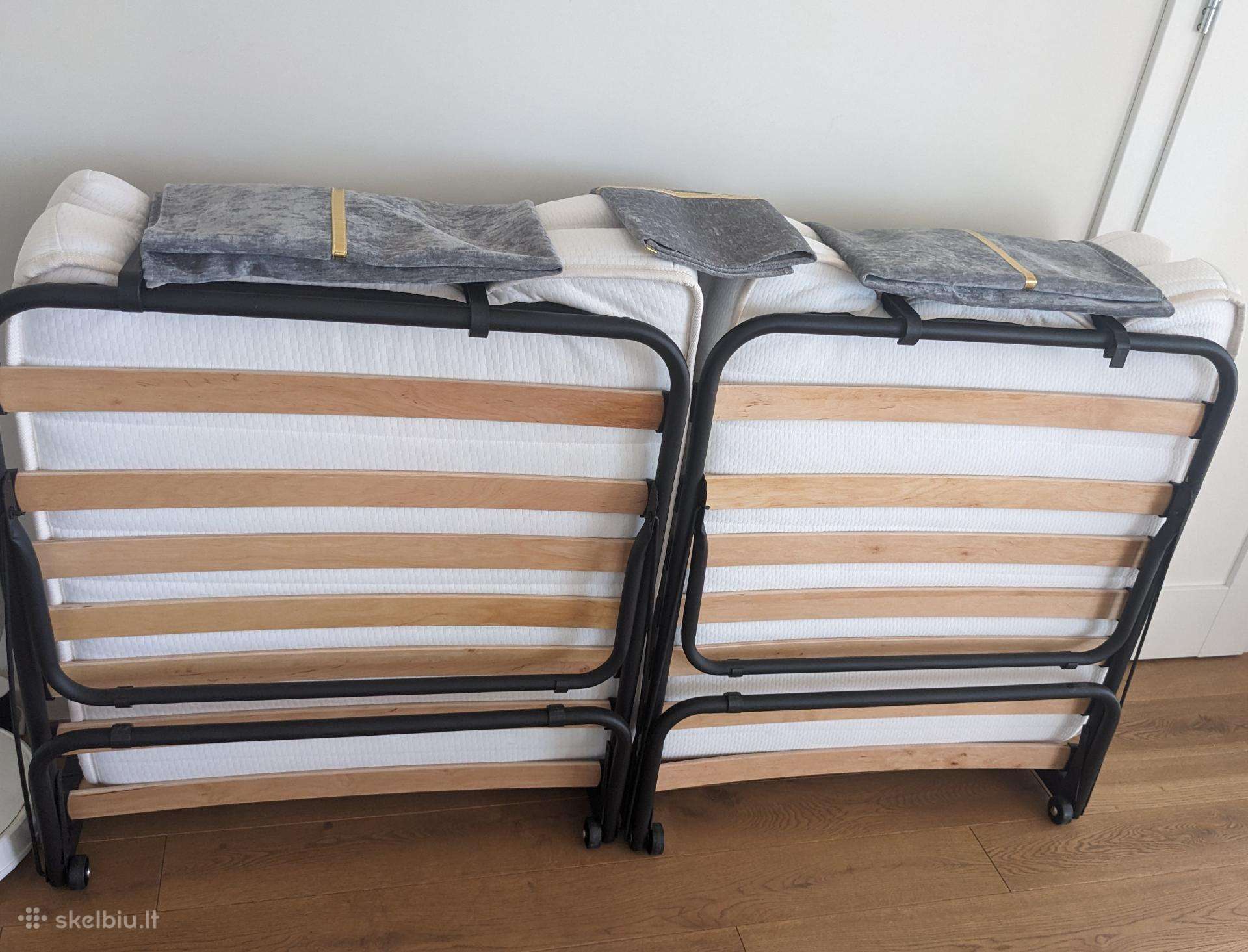 Parduodamos 2 sulankstomos lovos su ratukais