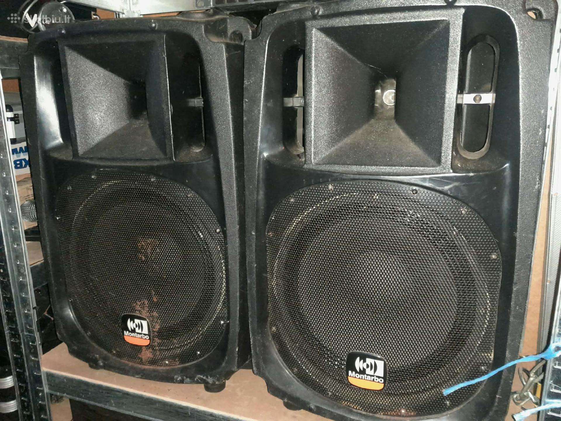 2x300wrms 12" Montarbo W440a aktyvūs topai