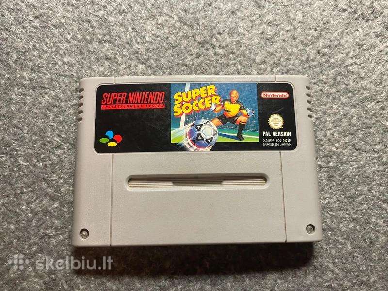 Super Soccer Super Nintendo žaidimas