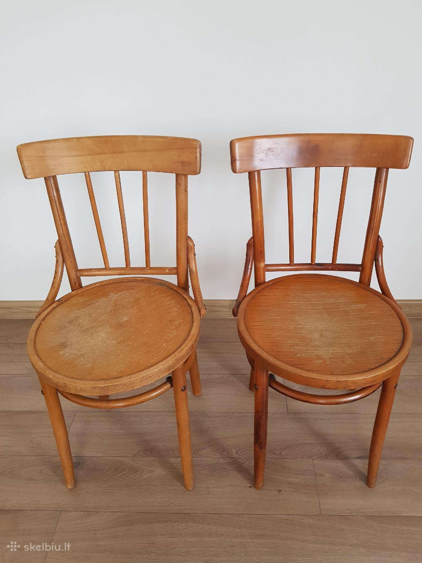 Klasikinės lankstyto medžio Vienna bentwood kėdės