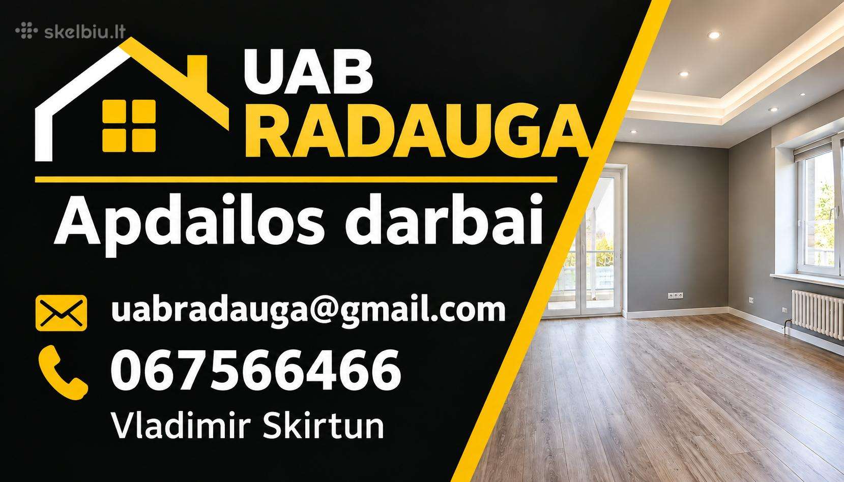 Apdailos darbai