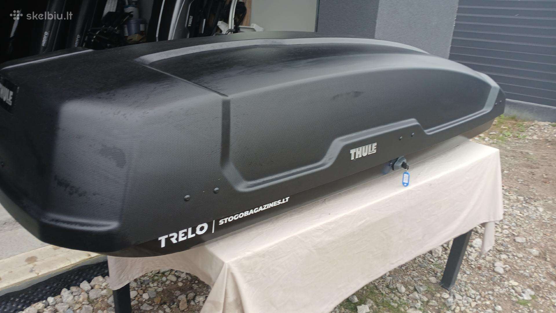Thule Force XT XL juoda matinė stogo bagažinė