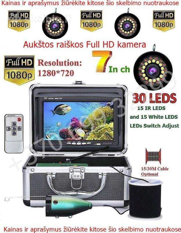 Povandeninė kamera Full HD Aukštos raiškos