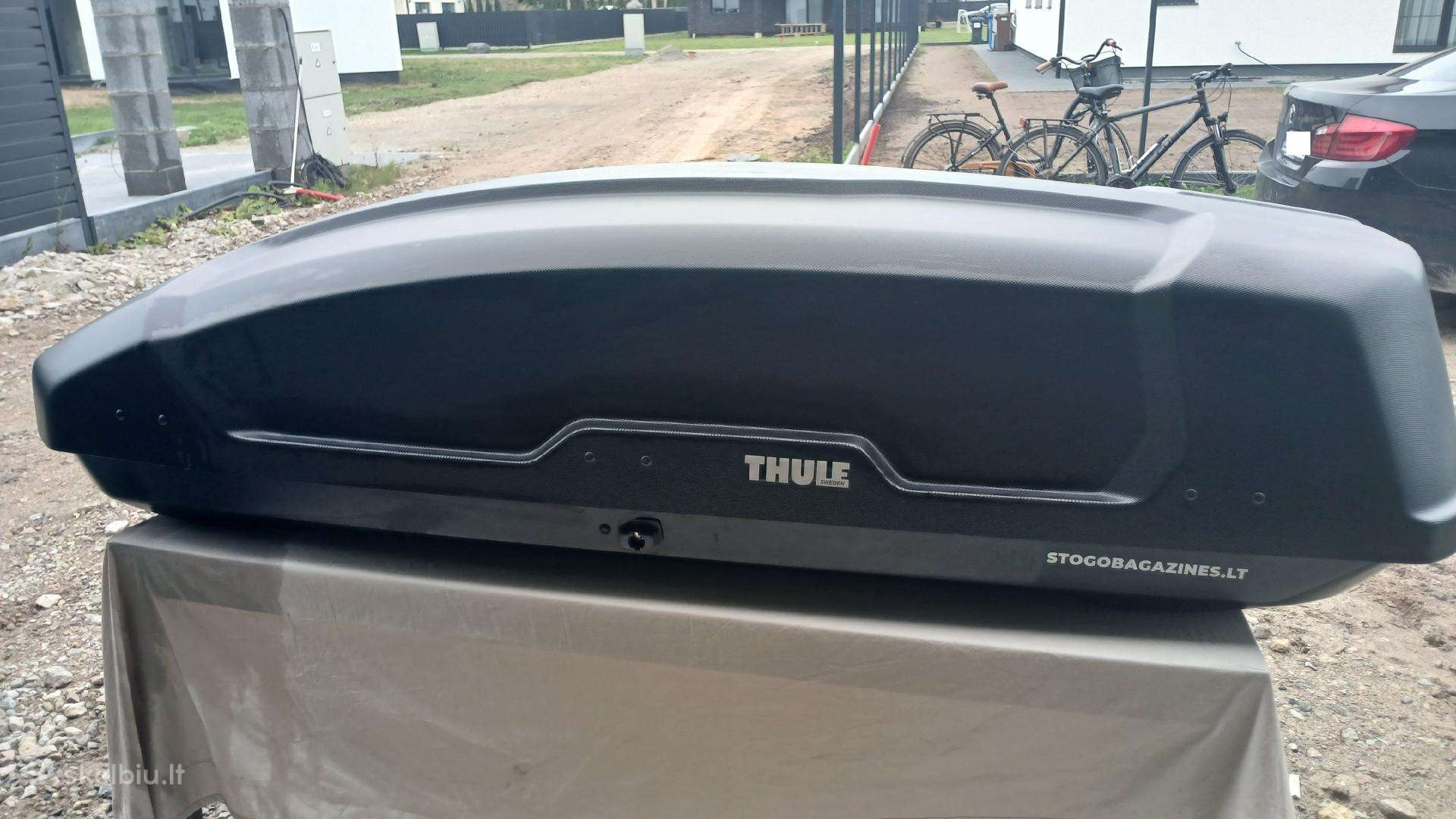 Thule Force XT L juoda matinė stogo bagažinė