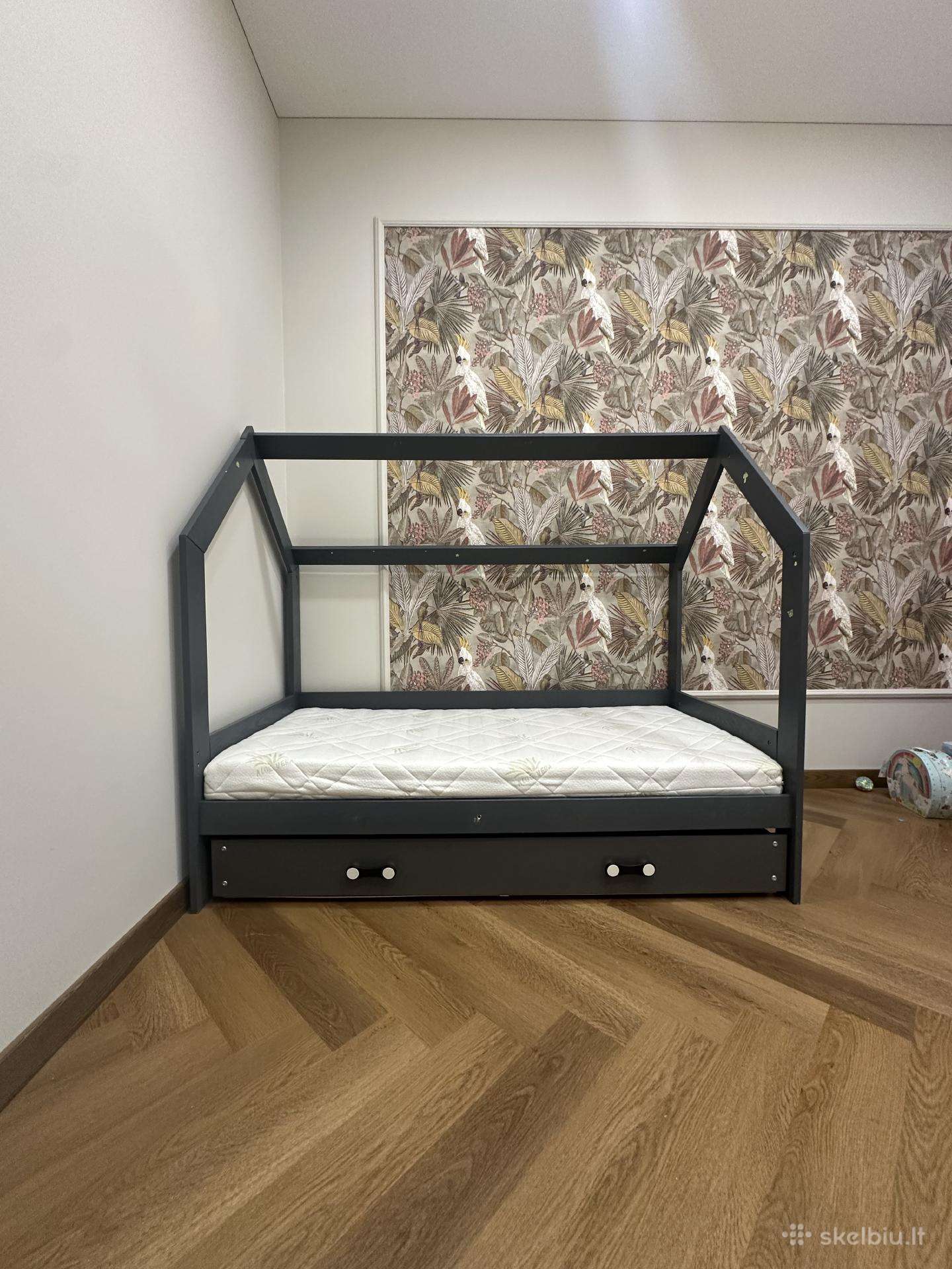 Gera vaikiška lova su 80x160 čiužiniu