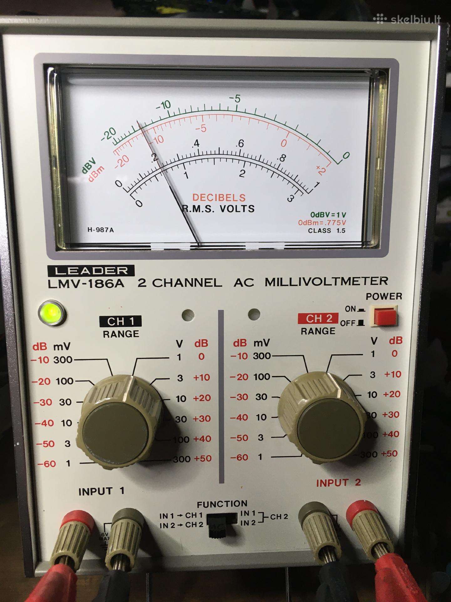 Leader Lmv 186a Ac Milivoltmetras